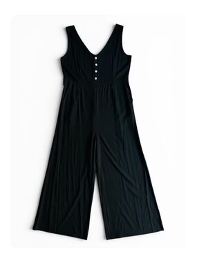 ★ Ecowish Women’s Elevated Basic Fashion Forward Lightweight Jumpsuit Black M ★